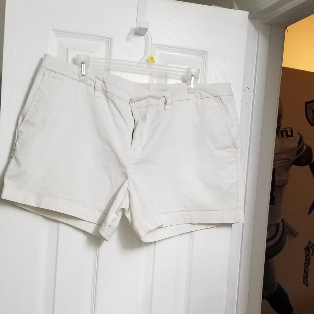 White shorts